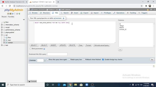 sql tutorial in bangla full outer join смотреть онлайн