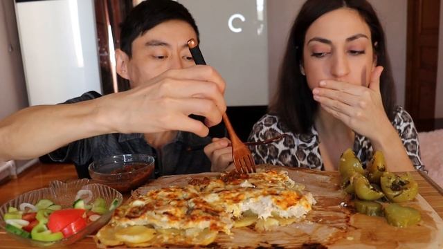 мукбанг мясо по французски соленья салат овощной домашний соус не асмр нездоровая конкуренция смотреть онлайн