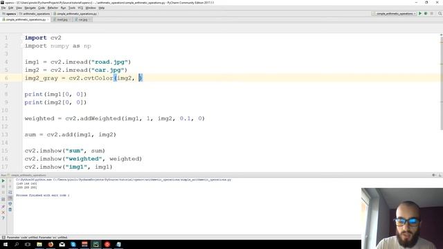 Add images and Threshold - OpenCV 3.4 with python 3 Tutorial 5 смотреть онлайн