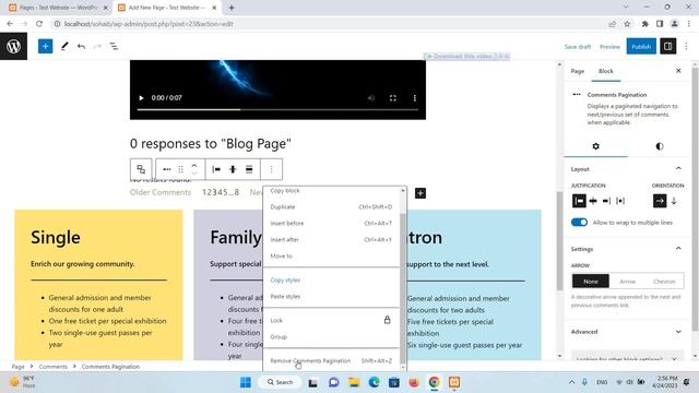 Creating a new custom page | WordPress Tutorial #wordpress смотреть онлайн