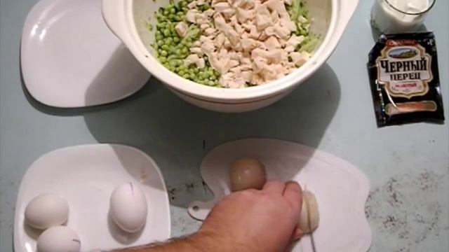 Зеленый Салат с Дайконом видео рецепт смотреть онлайн