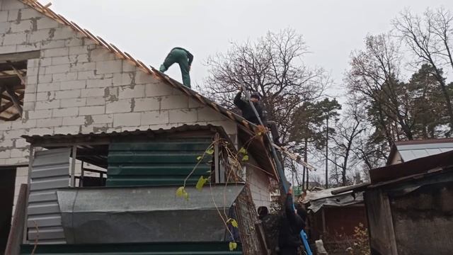 Металлочерепица монтаж своими руками смотреть онлайн