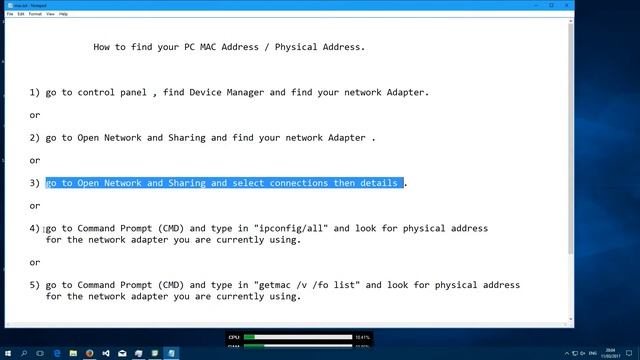 5 Easy Ways to Find Your Computers Mac Address aka Physical Address (Windows 10, 8 , 7)) смотреть онлайн