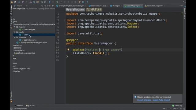 MyBatis Spring Boot Example with MySQL | Select and Insert смотреть онлайн