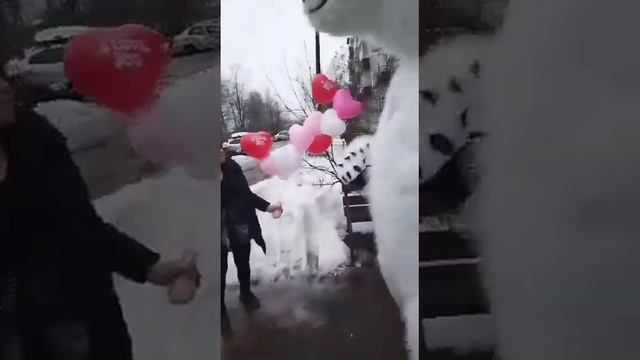 Большой Белый Мишка❤❤❤встретил любимую жену из роддома. ☎ 89914937277 Санкт-Петербург и Лен.Обл. смотреть онлайн