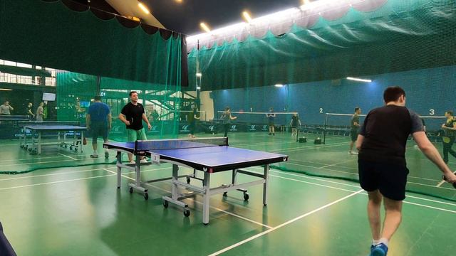 Настольный теннис. Турнир SPACE 550. VS Роман Варежкин 462 RTTF смотреть онлайн