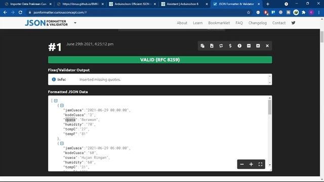 Monitor Cuaca di NodeMCU ESP8266 dengan JSON API | Tutorial Pemrograman Arduino dan IoT смотреть онлайн