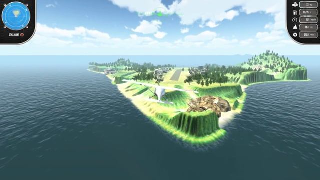 Island Flight Simulator - обзор на русском смотреть онлайн