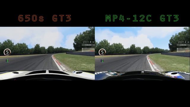 McLaren 650s GT3 - VS - McLaren MP4-12C GT3 | Assetto Corsa смотреть онлайн