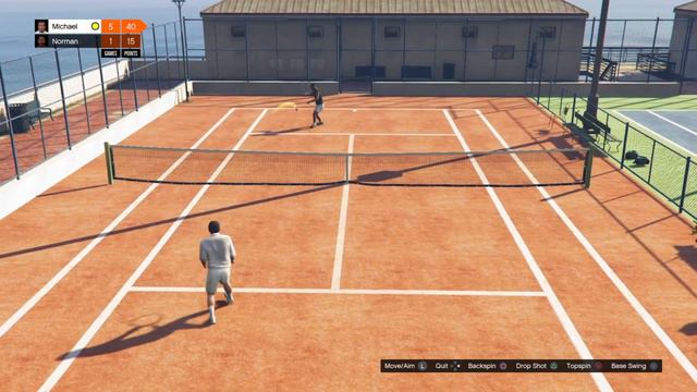 Майкл выиграл партию в теннис 😎✌️ смотреть онлайн