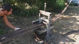 как делаются дуги под теплицы для клубники, самый лучший трубогиб. дуги из профильной трубы