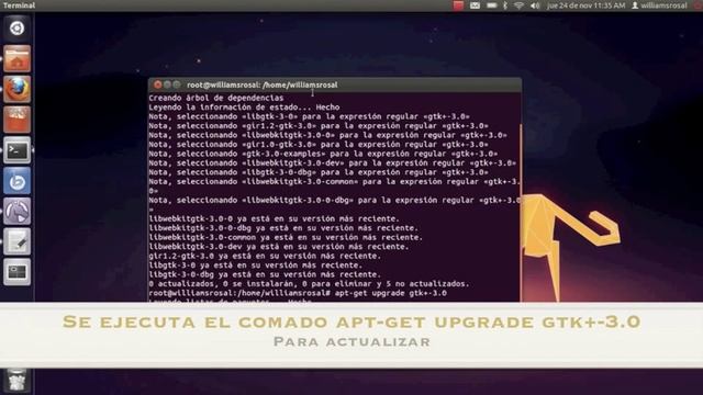 Tutorial Instalación Gtk en Ubuntu смотреть онлайн