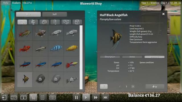 Biotope Aquarium Simulator E7 Angels смотреть онлайн