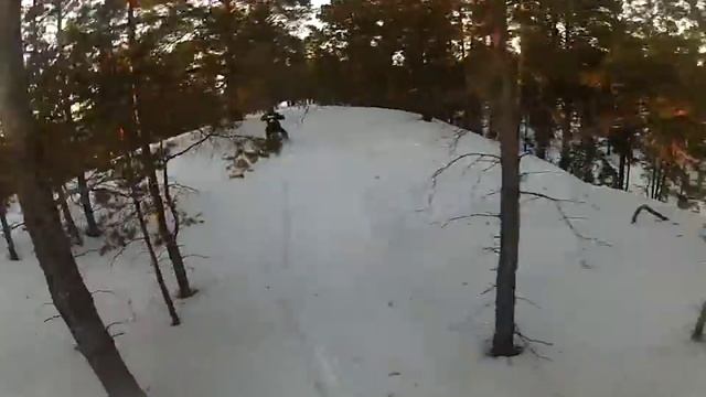 эндуро по снегу на WR 450F смотреть онлайн