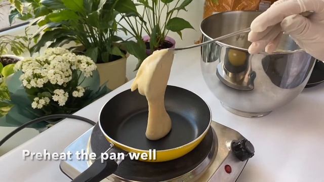 The Process Of Cooking PANCAKES From Nord Ingredients Powder Blend