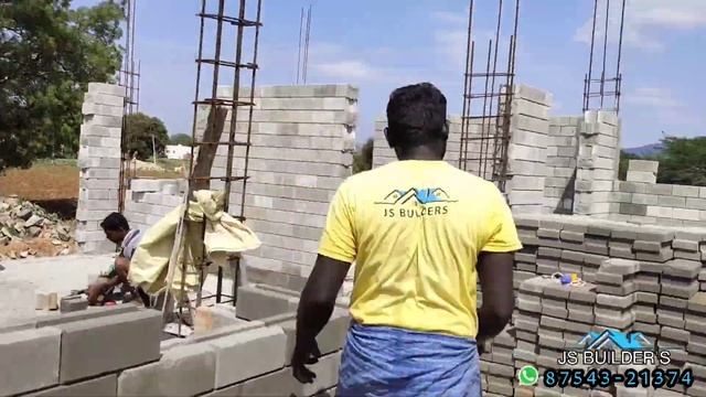 Interlock Block work ? work flow video | JS BUILDER'S | lintel level work just 3 days смотреть онлайн