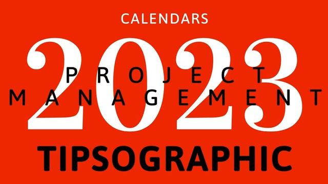 [FREE] Excel / Google Sheets Project Management Calendar Template 2023