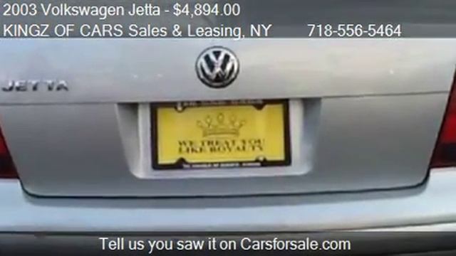 2003 Volkswagen Jetta GLS 2.0 for sale in Staten Island, NY смотреть онлайн