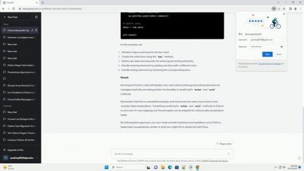 Translate JavaScript enter and exit methods into Python