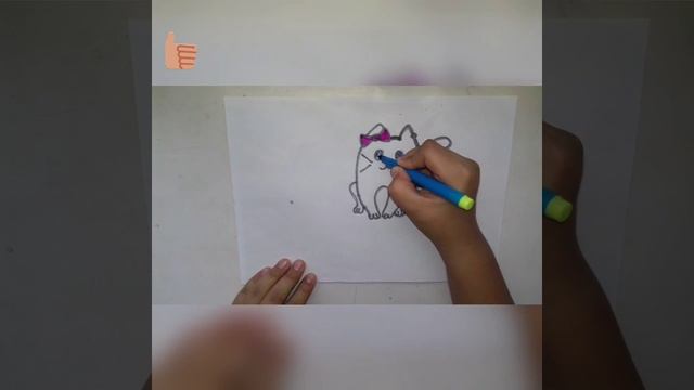 #6 Рисунки для детей. Кошка смотреть онлайн