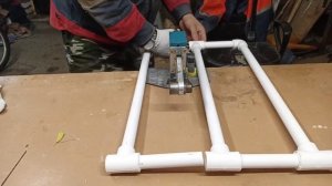 простой полотенцесушитель своими руками из пропиленовой трубы