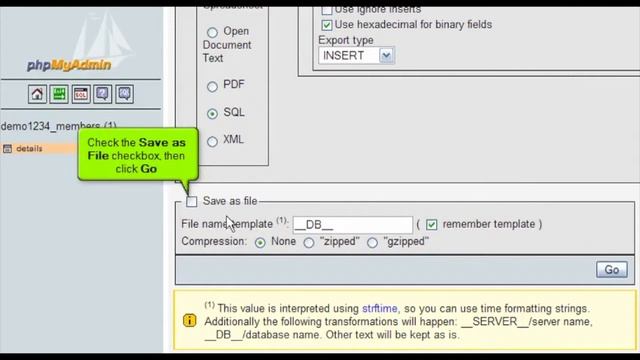 Exporting databases and tables with phpMyAdmin - Web Hosting University - gazellehost.com/whu смотреть онлайн