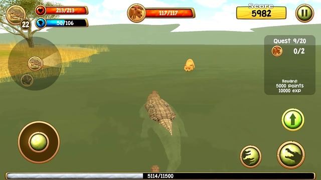 Wild Crocodile Simulator 3D Android Gameplay HD #6 смотреть онлайн
