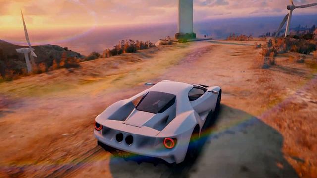 GTA 5 Realistic Graphics Mod|Ford GT 2017|Redux+MVGA 60fps смотреть онлайн