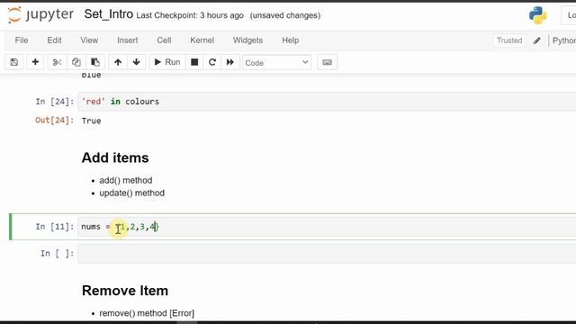 Sets in Python | Introduction to Python Set | Python 101 Video #14 | TUTORIEX смотреть онлайн