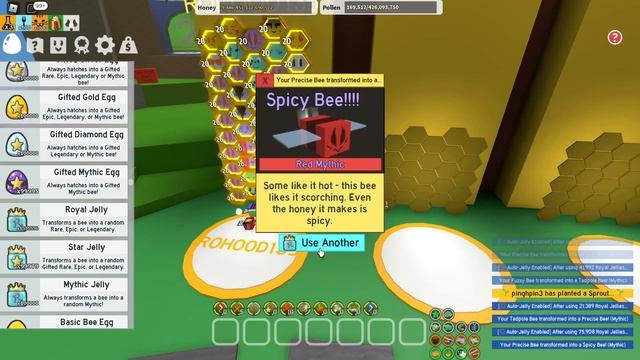 How Many Royal Jellies I Need For 1 Mythic Bee On Average? - Bee Swarm Simulator смотреть онлайн