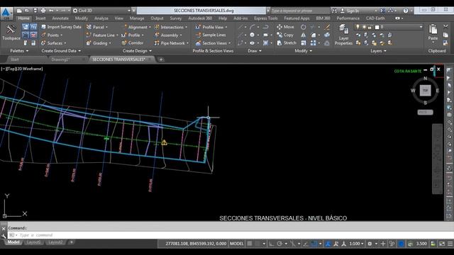 AUTOCAD CIVIL 3D 2017 SECCIONES TRANSVERSALES смотреть онлайн