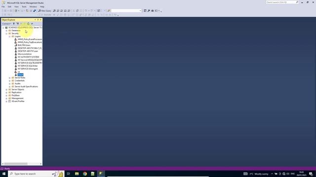 Creating a SQL account смотреть онлайн