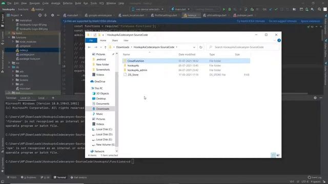 Setting up Firebase Functions with FCM Support for HookUp4U Dating App смотреть онлайн