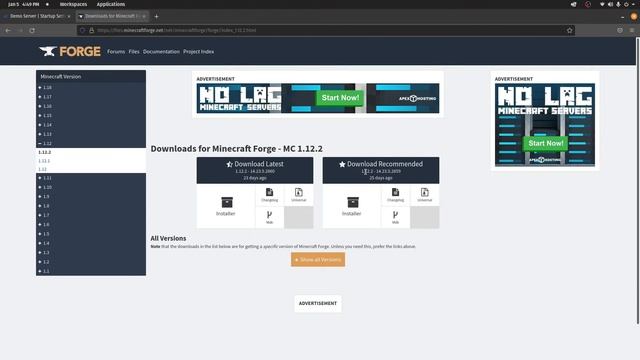 How to install specific version of Forge Minecraft in Pterodactyl Panel and Agila Host смотреть онлайн