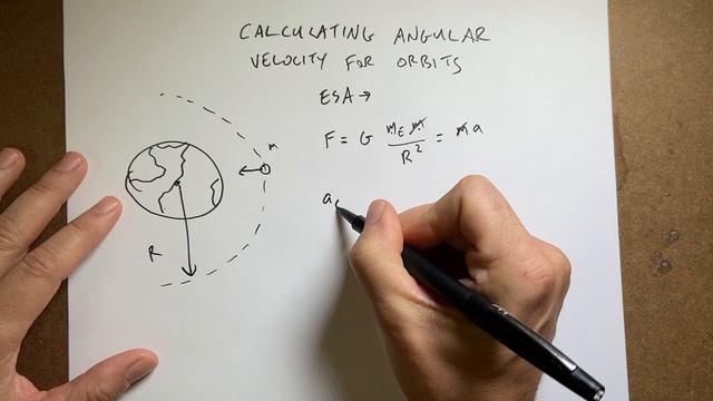 How do you find the angular velocity for a circular orbit around the Earth? смотреть онлайн