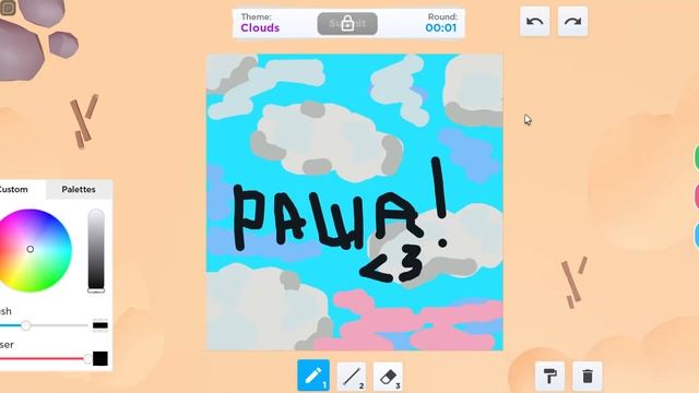 РИСУЕМ ВМЕСТЕ В Speed Draw!Roblox Speed Draw! смотреть онлайн