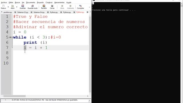Python #6 - Uso Del Bucle While смотреть онлайн