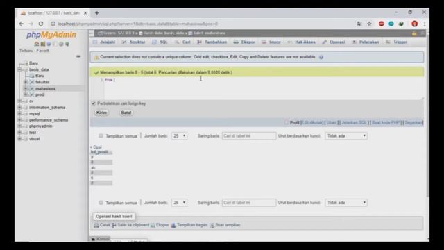 Fungsi Select Pada PhpMyAdmin смотреть онлайн