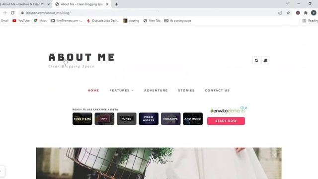About Me – Creative & Clean WordPress Theme смотреть онлайн