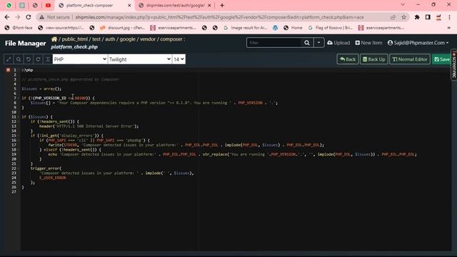 Composer detected issues in your platform, Composer dependencies require a PHP version | fixed 100% смотреть онлайн