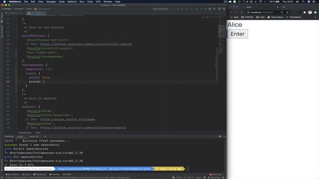 NuxtJS + Font Awesome integration EN language смотреть онлайн