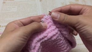 Вяжем #Комбинезон из Alize Softy 3-6 мес. Часть 1. МК по вязанию плюшевого комбинезона