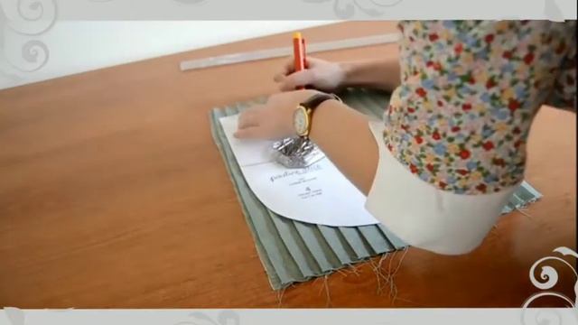 Как делается фигурная кокетка по переду? смотреть онлайн