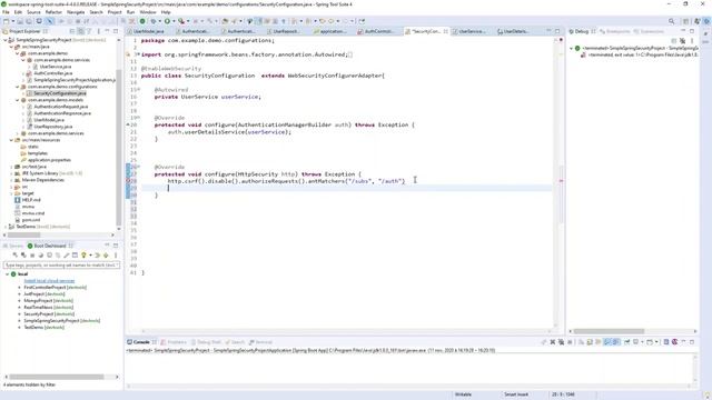Simple Spring Security Authentication/Subscription with MongoDB смотреть онлайн