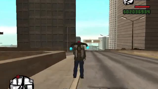 Using Jetpack in GTA San Andreas смотреть онлайн