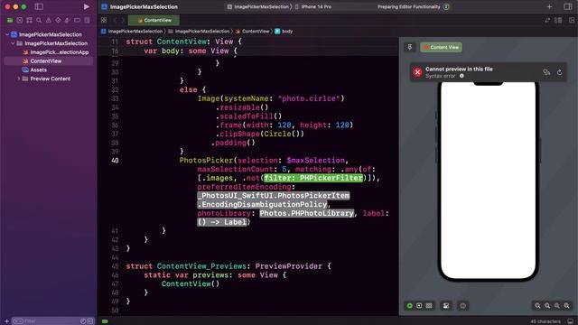 How To Select Multiple Photos in SwiftUI - Using Photo Picker смотреть онлайн