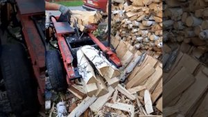 Раскол чурки на 6 частей, легко....! Дровокол "Друг2Д"