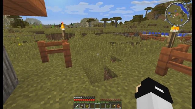 minecraft mods (Майнкрафт моды) построили ферму , Есть что поесть! смотреть онлайн