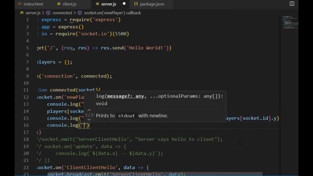 Building an Online Game (socket.io) 02: Connecting and Disconnecting смотреть онлайн
