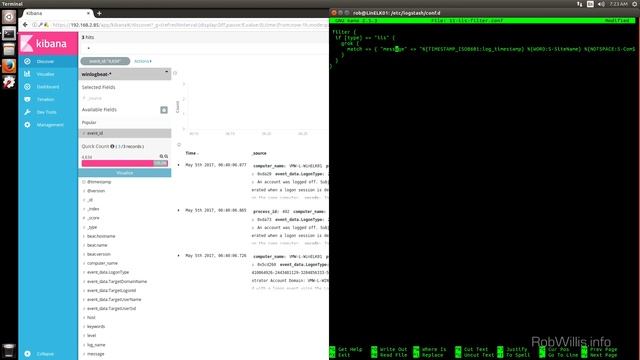 ELK 5: Setting up a Grok filter for IIS Logs смотреть онлайн